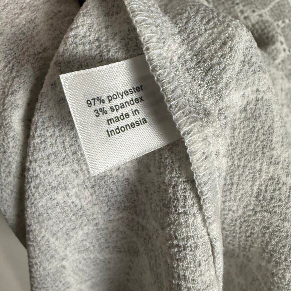 Lane Bryant Gray White Floral Print Sleeveless Wrap Dress Plus Size 20 - Picture 10 of 11